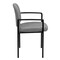 Emma and Oliver Comfort Stackable Steel Side Reception Chair with Arms